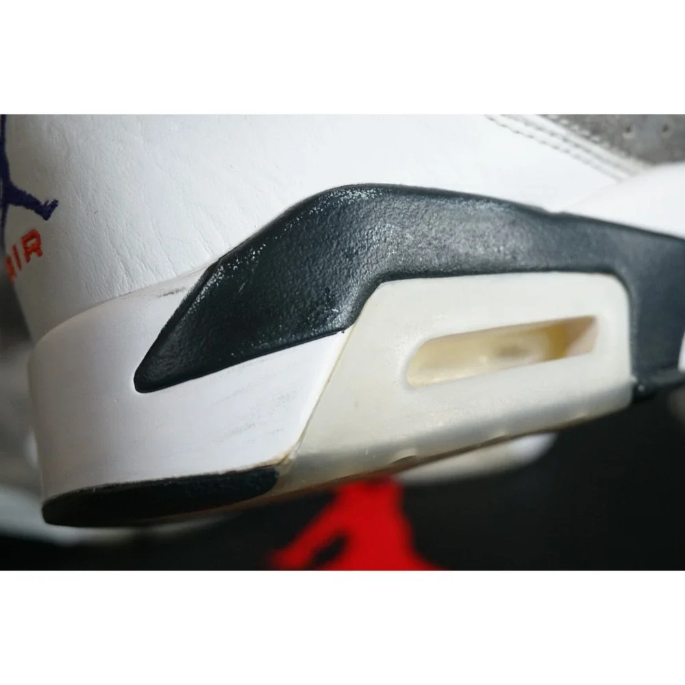 Nike Air Jordan 6 VI Retro LTR Flint White Concord Black Grey Mens Size 12 WOBOX